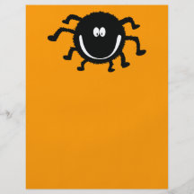 spider001_92007 HAPPY LITTLE BLACK ORANGE SPIDER C Custom Flyer