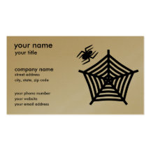 Spider and Web Business Cards