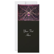SPIDER AND WEB Purple Amethyst Black