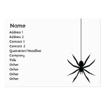 Spider - Chubby Business Cards