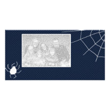 Spider Finds his Web Personalized Photo Card