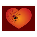 Spider Heart Post Card