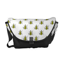 Spider Pattern from Monster Valley messenger bags