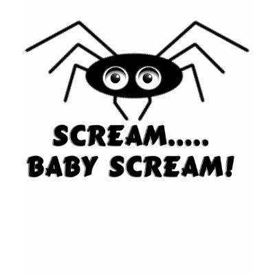 Spider - Scream BABY Scream! Shirt by debbie205