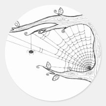 Spider Tree Sticker