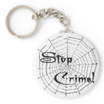 Spider web keychains