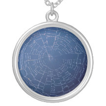 Spider web necklace