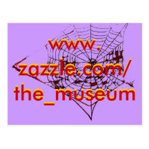 Spider Web The MUSEUM Zazzle the_museum Post Card