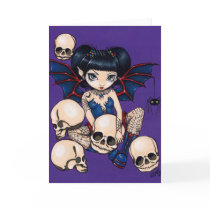 "Spiders and Skulls" Greeting Card