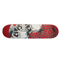Spiders and Skulls Skate Board Decks
