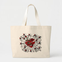 Spiders of Love Canvas Bag