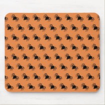 Spiders on Orange mousepads