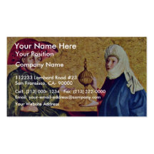 Spiegel Salvation Altar Scene Right Wing Inside Th Business Card