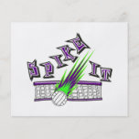 spike it vector volleyball graphic design custom flyer