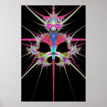 Spiked Alien Fractal Print