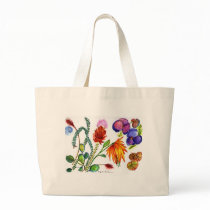 Spiky flower garden bag