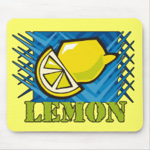 Spiky Lemon Mousepads