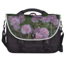 Spiky Purple Flowers Commuter Bags