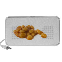 Spilled baked beans speaker
