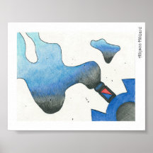 Spilling Ink Poster