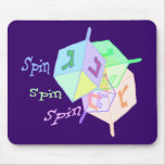Spin Spin Dreidels Mousepad