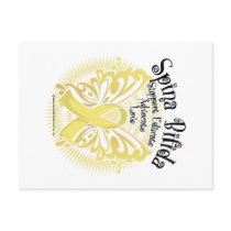Spina Bifida Butterfly 3 Postcards