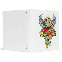 Spina Bifida Dagger Vinyl Binder