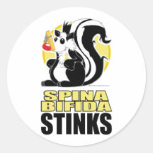 Spina Bifida Stinks Sticker