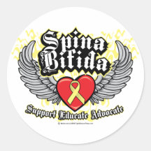 Spina Bifida Wings Sticker