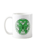 Spinal Cord Injury Butterfly Circle of Ribbons mugs