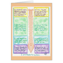 Spine Poster 1 - I give thanks for vertebrae, card