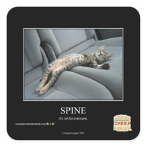 Spine Square Sticker