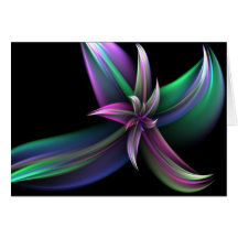 Spinning Flower Greeting Card