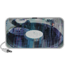 spinning the blues mini speakers