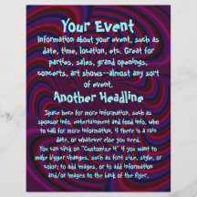 Spinning Top Personalized Flyer