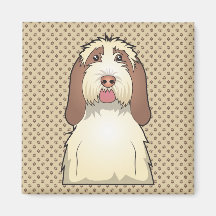 Spinone Italiano Cartoon Fridge Magnets