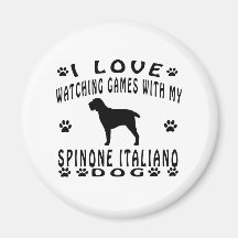 Spinone Italiano Dog Design Fridge Magnet