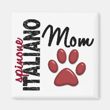 Spinone Italiano Mom 2 Fridge Magnet