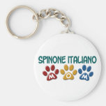 SPINONE ITALIANO Mom Paw Print 1 Key Chain