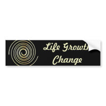 Spiral Bumper Sticker