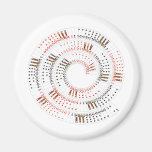 Spiral Cards Refrigerator Magnet