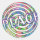 Spiral Circle Peace Round Stickers