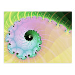 Spiral Curl Postcard