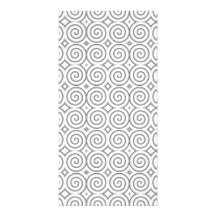 Spiral design, in black and white. photo card template