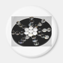 Spiral Fan Stones Refrigerator Magnet
