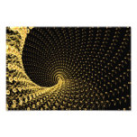 Spiral flow of time photographic print