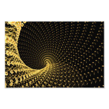 Spiral flow of time photographic print