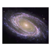 Spiral galaxy Messier 81 Art Photo
