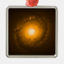 Spiral Galaxy NGC 1512 Hubble Christmas Tree Ornament