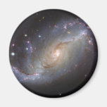 Spiral Galaxy NGC 1672 by the Hubble Telescope Refrigerator Magnet